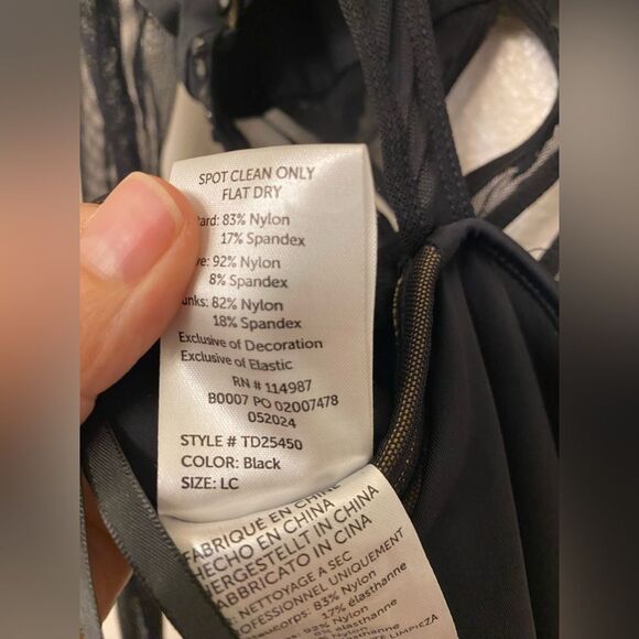 Tenth House 2 Die solo dance costume strap black ALTITUDE TD25450 LC-large child - Picture 12 of 13